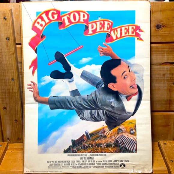 Vintage 1988 Pee Wee's Big Top Movie Poster in Sealed Package! - Picture 16 of 16